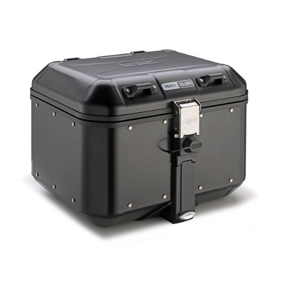 MALETA GIVI TREKKER DOLOMITI 46L ALUMINIO NEGRO