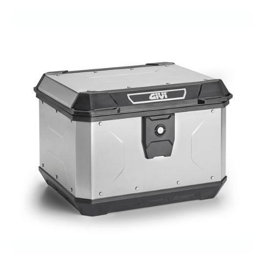 MALETA MONOLOCK GIVI ALP 44 ALPINA EN ALUMINIO NATURAL