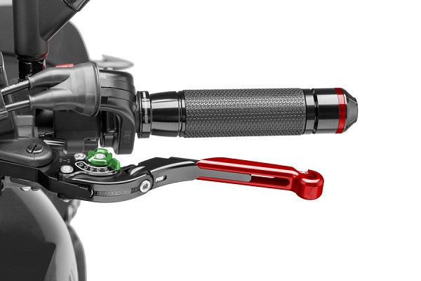 MANETA ABATIBLE EXTENSIBLE EMBRAGUE PUIG roja