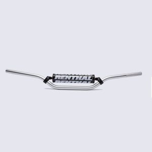 Manillar Renthal enduro alto plata con protector negro 613-01-SI-05-006