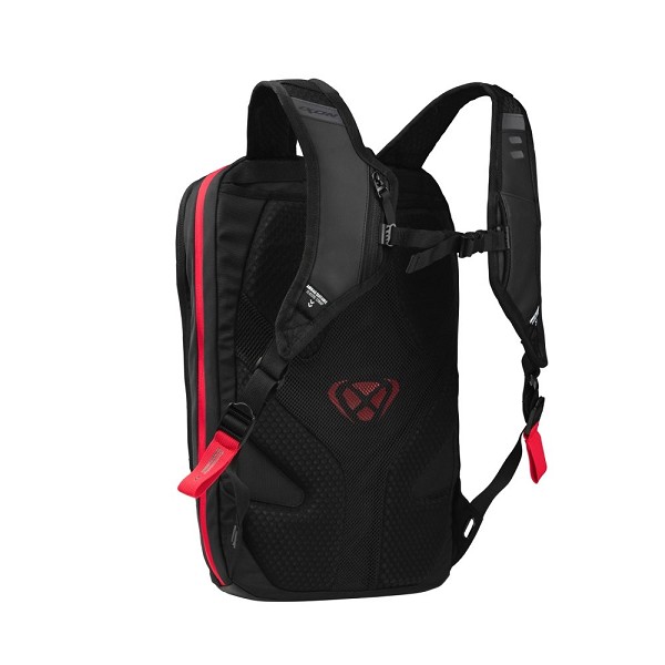 MOCHILA IXON R-LASER 25 NEGRA, BLANCA Y ROJA