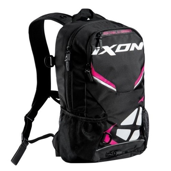 MOCHILA IXON R-TENSION 23 NEGRA, BLANCA Y FUCSIA