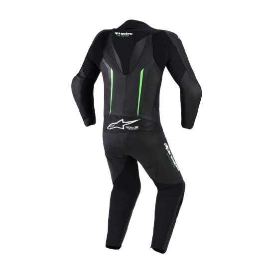 MONO ALPINESTARS GP FORCE V2 1 PIEZA NEGRO Y VERDE