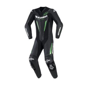 MONO ALPINESTARS GP FORCE V2 1 PIEZA NEGRO Y VERDE