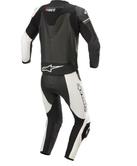 MONO ALPINESTARS GP FORCE V2 CHASER PHANTOM NEGRO Y BLANCO