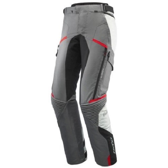 PANTALÓN IXON MIDGARD GRIS, NEGRO Y ROJO