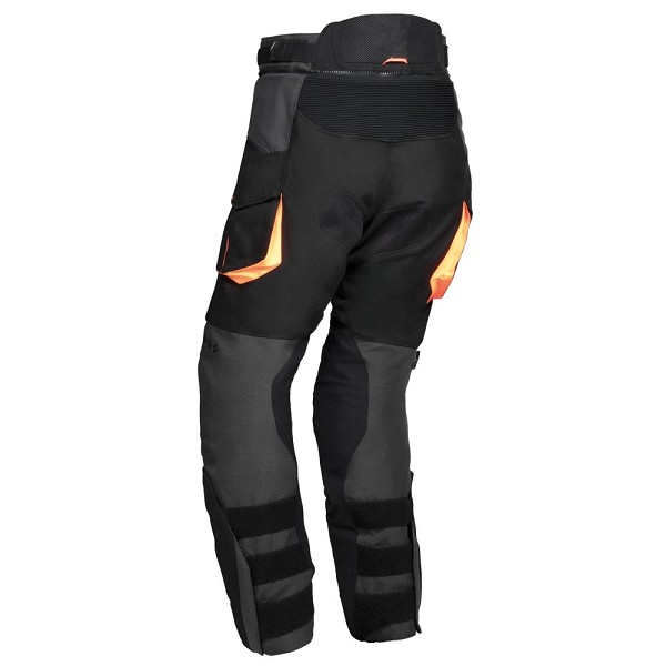 PANTALÓN IXON RAGNAR NEGRO, ANTHRACITE Y NARANJA