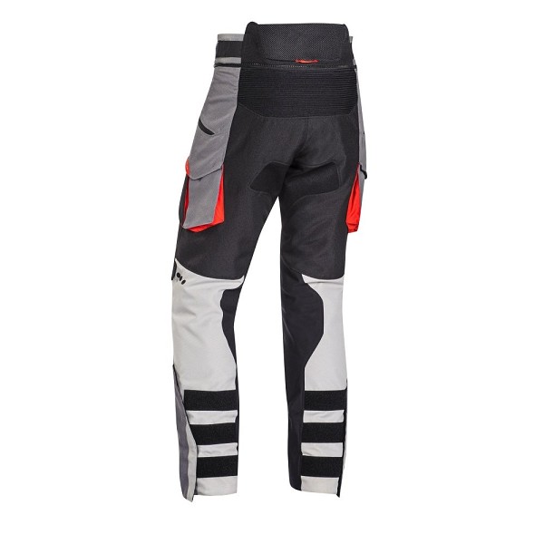 PANTALÓN IXON RAGNAR NEGRO, GRIS Y ROJO