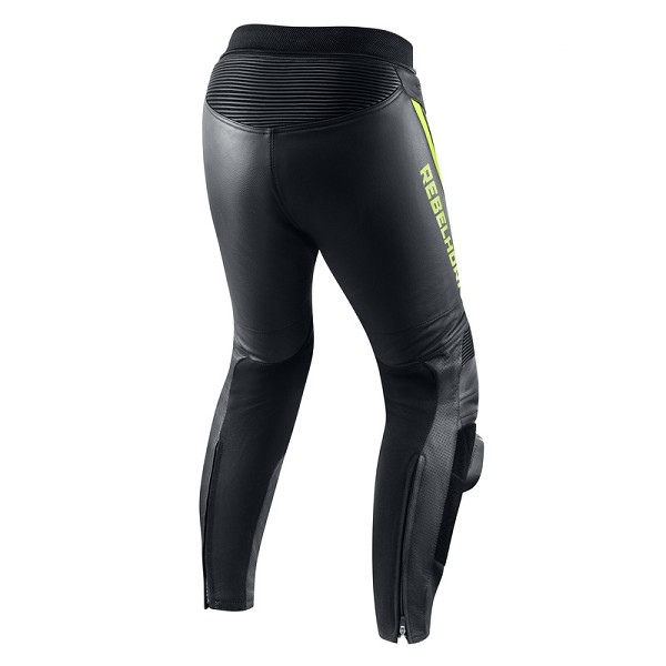 PANTALÓN REBELHORN DE CUERO FIGHTER FLUOR
