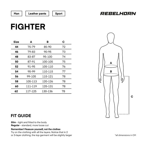 PANTALÓN REBELHORN DE CUERO FIGHTER NEGRO