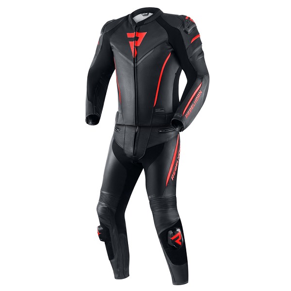 PANTALÓN REBELHORN DE CUERO FIGHTER ROJO