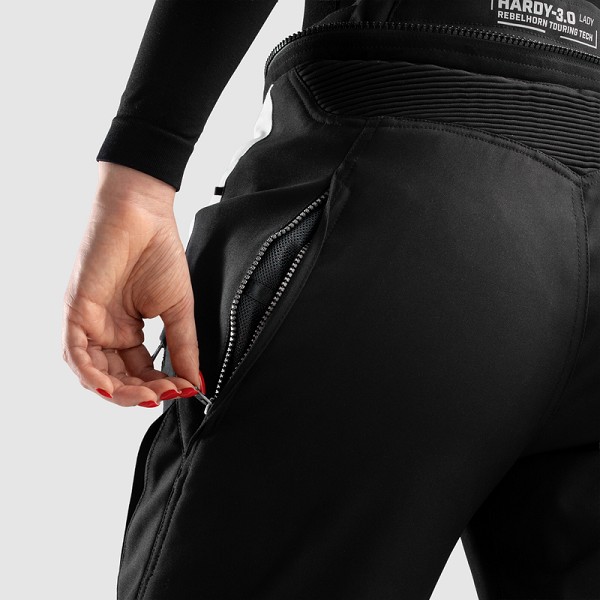 PANTALÓN REBELHORN HARDY 3.0 TP MUJER GRIS Y NEGRO