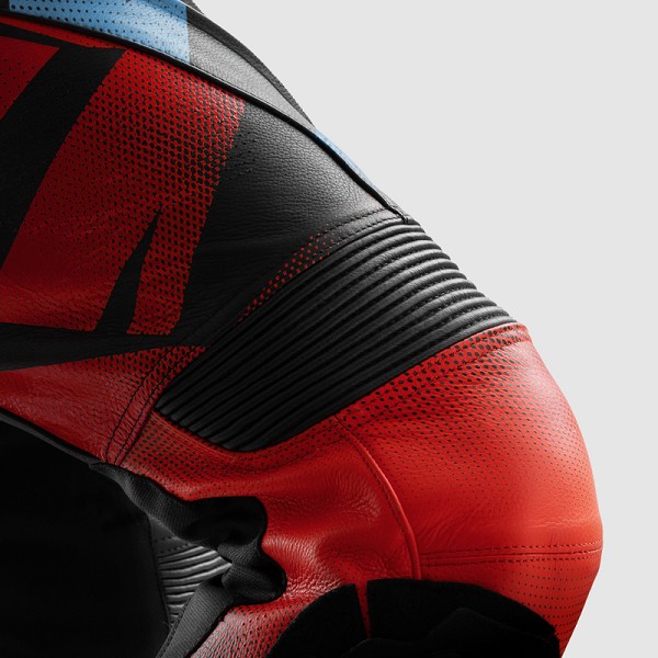 PANTALON REBELHORN INFERNO NEGRO, ROJO Y AZUL