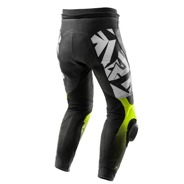 PANTALON REBELHORN INFERNO NEGRO Y AMARILLO FLUOR