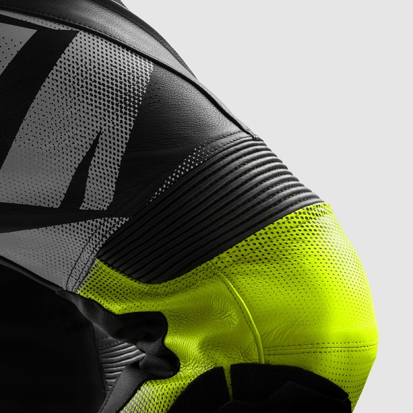 PANTALON REBELHORN INFERNO NEGRO Y AMARILLO FLUOR