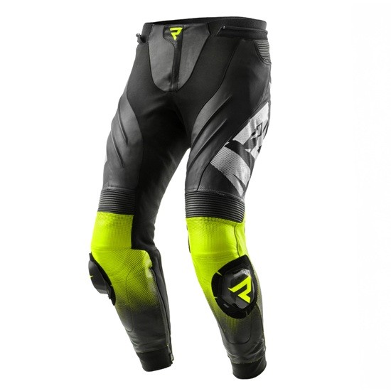 PANTALON REBELHORN INFERNO NEGRO Y AMARILLO FLUOR