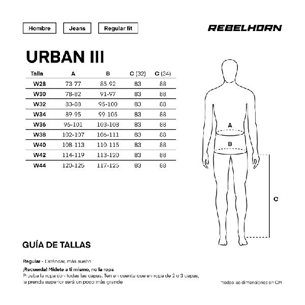 PANTALÓN REBELHORN URBAN III AZUL