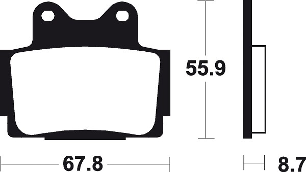 PASTILLA DE FRENO EBC FA104