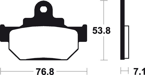 PASTILLA DE FRENO EBC FA106TT