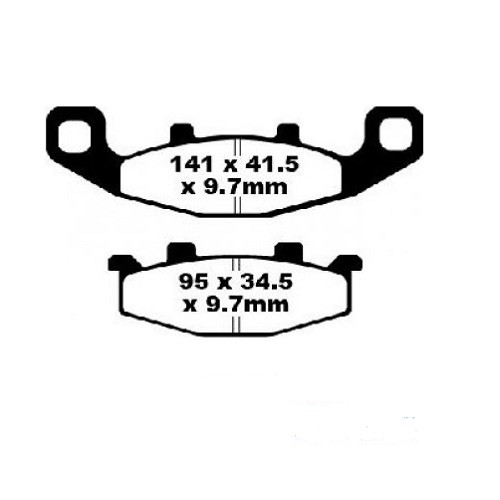 PASTILLA DE FRENO EBC FA129