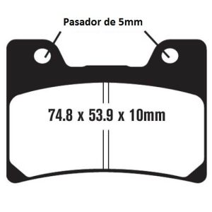 PASTILLA DE FRENO EBC FA160