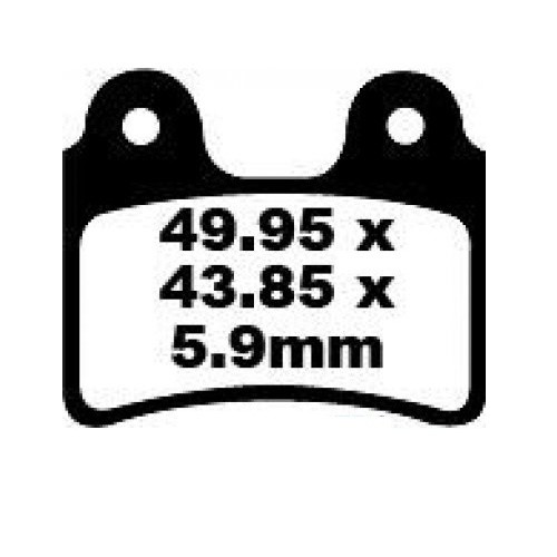 PASTILLA DE FRENO EBC FA303TT
