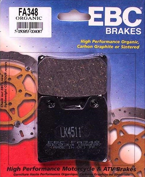 PASTILLA DE FRENO EBC FA348