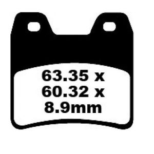 PASTILLA DE FRENO EBC FA348