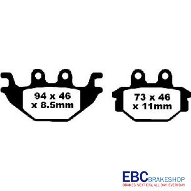 PASTILLA DE FRENO EBC FA377