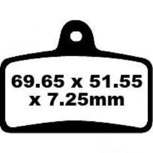 PASTILLA DE FRENO EBC FA399