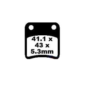 PASTILLA DE FRENO EBC SFA257