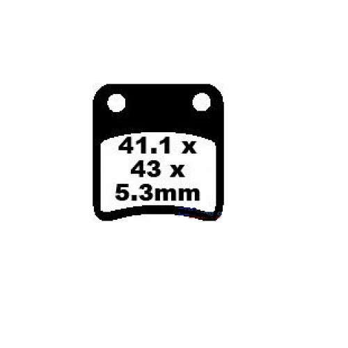 PASTILLA DE FRENO EBC SFA257