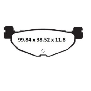 PASTILLA DE FRENO EBC SFA408HH
