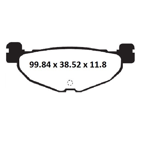 PASTILLA DE FRENO EBC SFA408HH