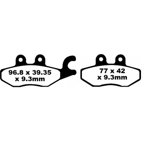 PASTILLA DE FRENO EBC SFA418