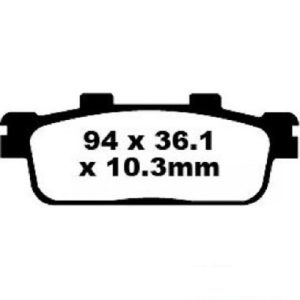 PASTILLA DE FRENO EBC SFA427HH