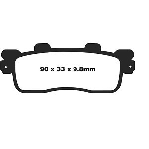 PASTILLA DE FRENO EBC SFA498