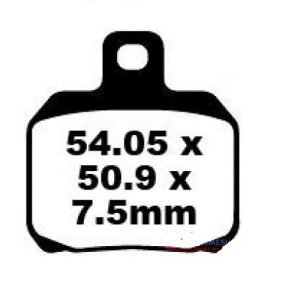 PASTILLA DE FRENO EBC SFAC266