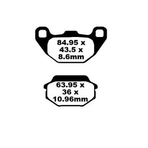 PASTILLA DE FRENO EBC SFAC305