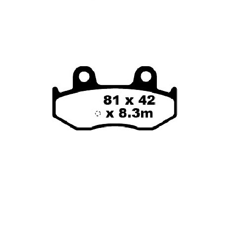 PASTILLA DE FRENO EBC SFAC411
