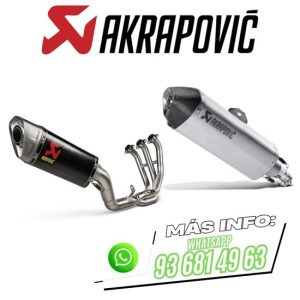 TUBOS DE ESCAPE AKRAPOVIC