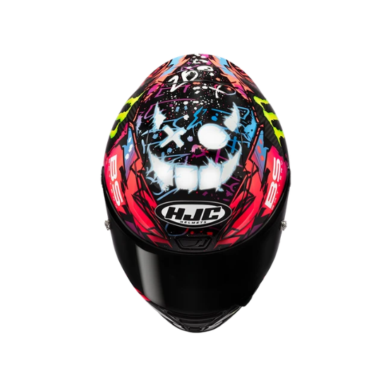 CASCO HJC RPHA 1 V2 CARBON FUNKY DIABLO - Imagen 5