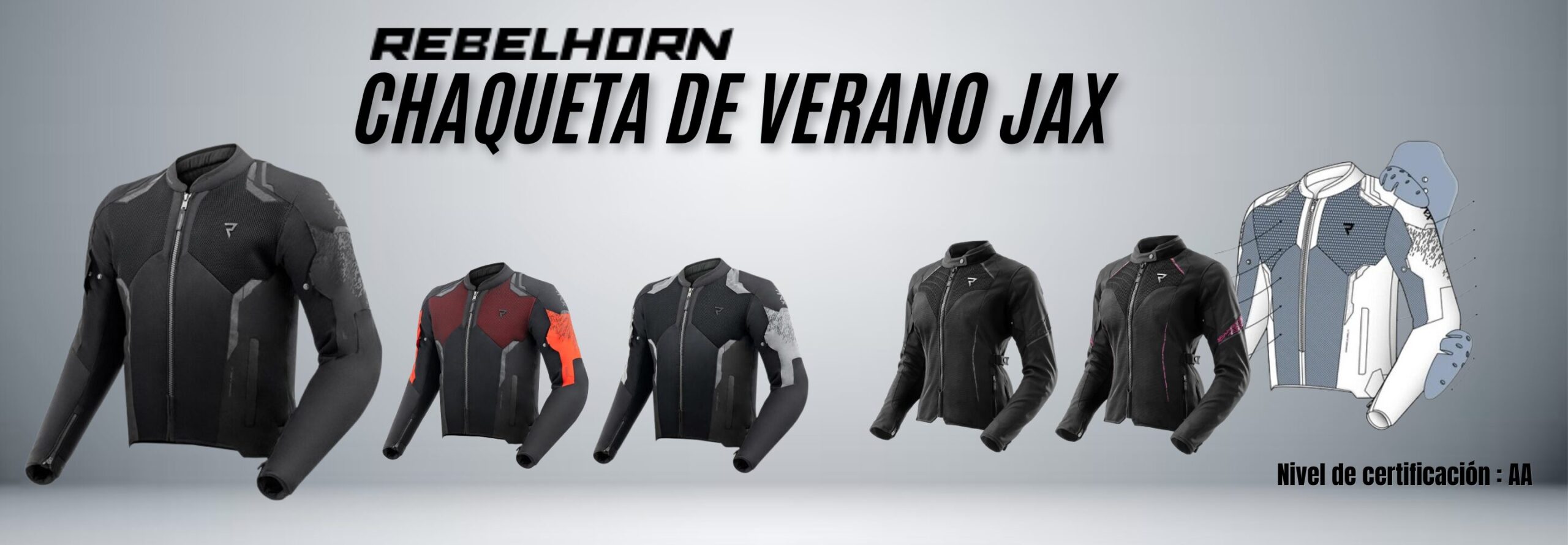 chaqueta de verano rebelhorn jax