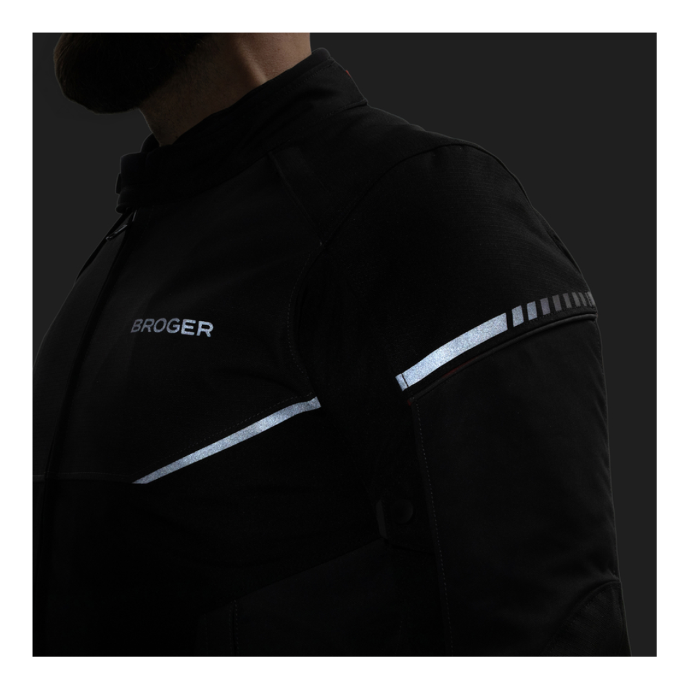 CHAQUETA BROGER GRID NEGRA - Imagen 10