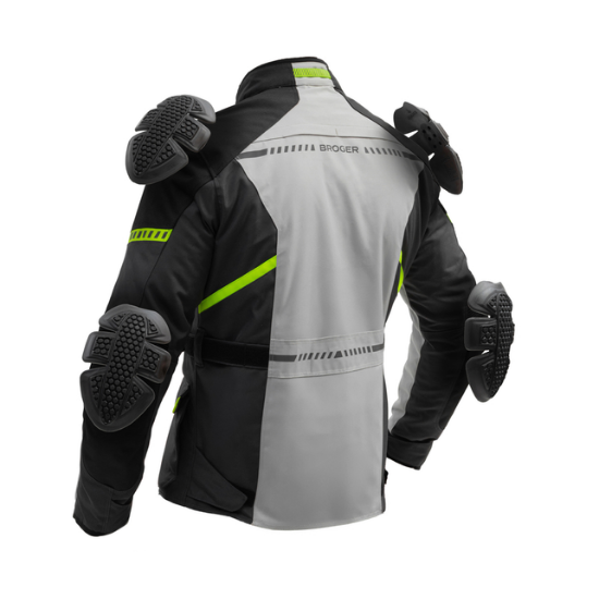 CHAQUETA BROGER OVERLAND GRIS Y AMARILLO FLUOR - Imagen 11