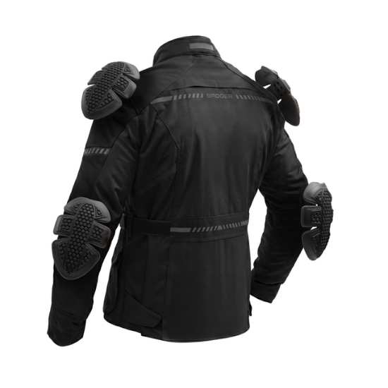 CHAQUETA BROGER OVERLAND NEGRA - Imagen 4