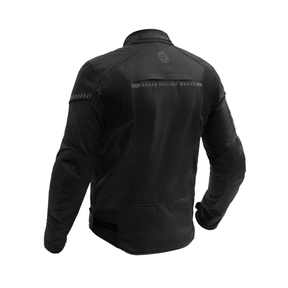 CHAQUETA BROGER GRID NEGRA - Imagen 2