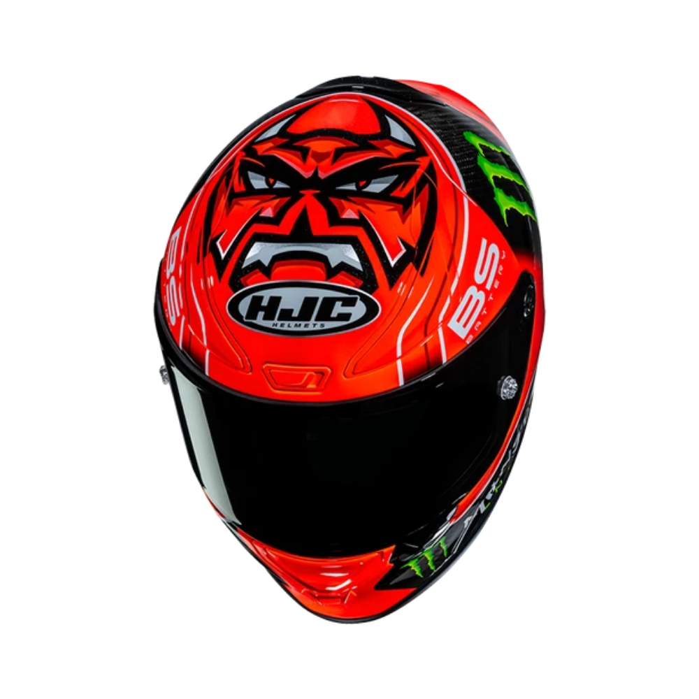 CASCO HJC RPHA 1 V2 CARBON RÉPLICA DE QUARTARARO - Imagen 2