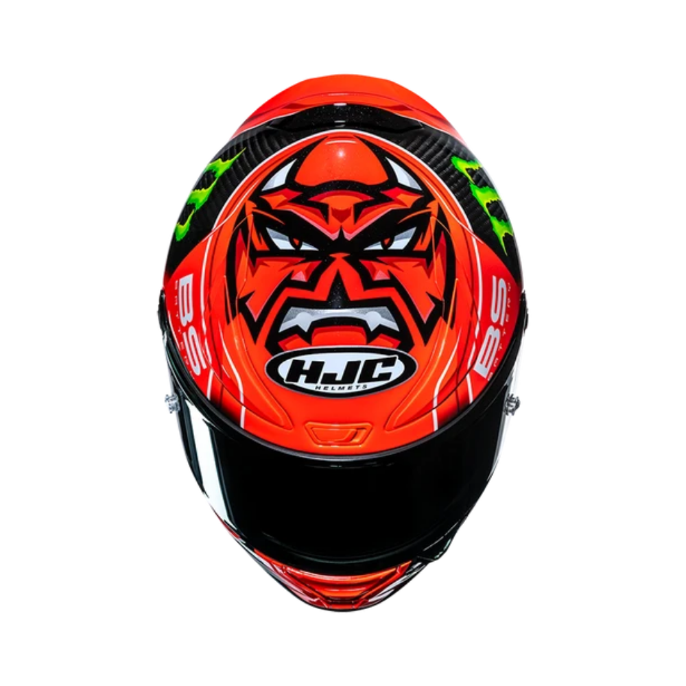 CASCO HJC RPHA 1 V2 CARBON RÉPLICA DE QUARTARARO - Imagen 4