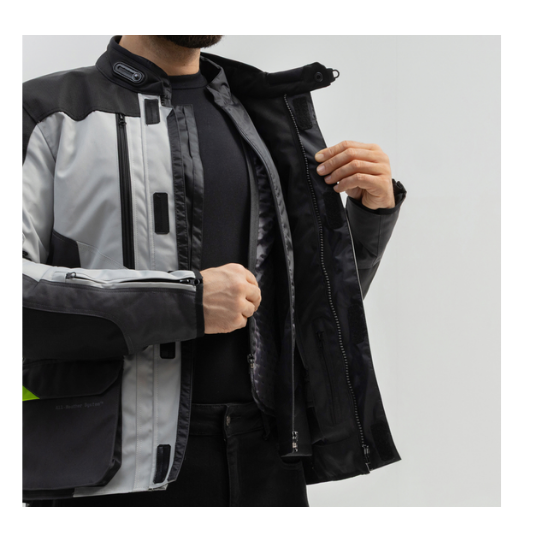 CHAQUETA BROGER OVERLAND GRIS Y AMARILLO FLUOR - Imagen 6